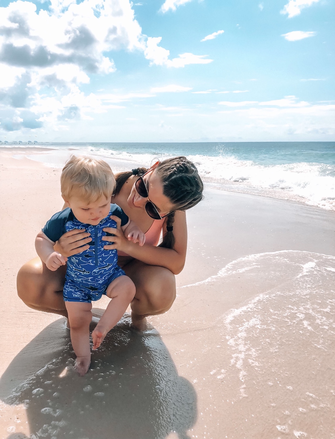 Baby beach essentials